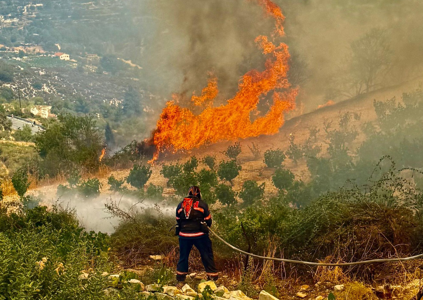 Government Support for Fire Victims in Limassol