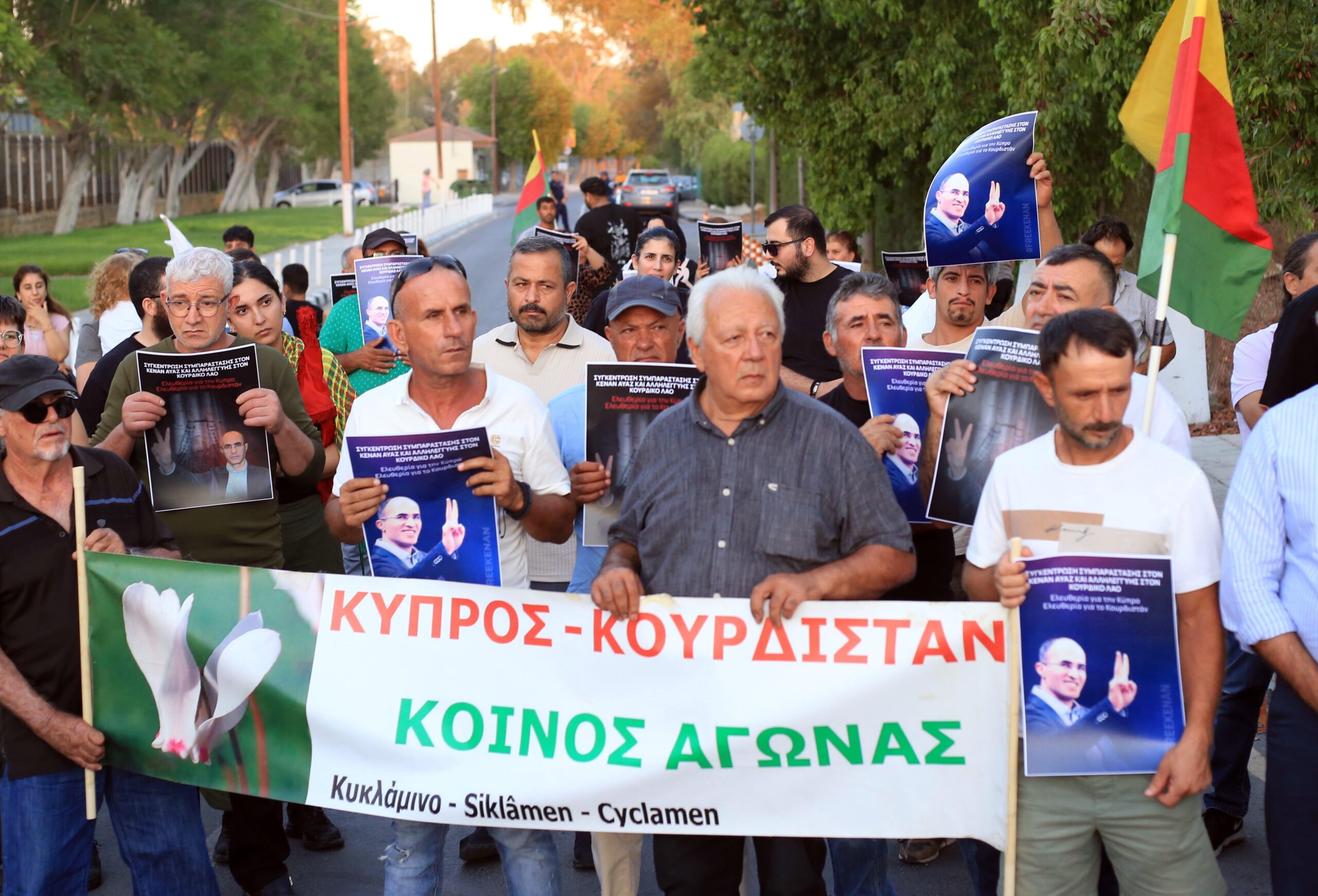 Kurdish Activist Kenan Ayaz Faces Calls for Release Outside Nicosia Prison