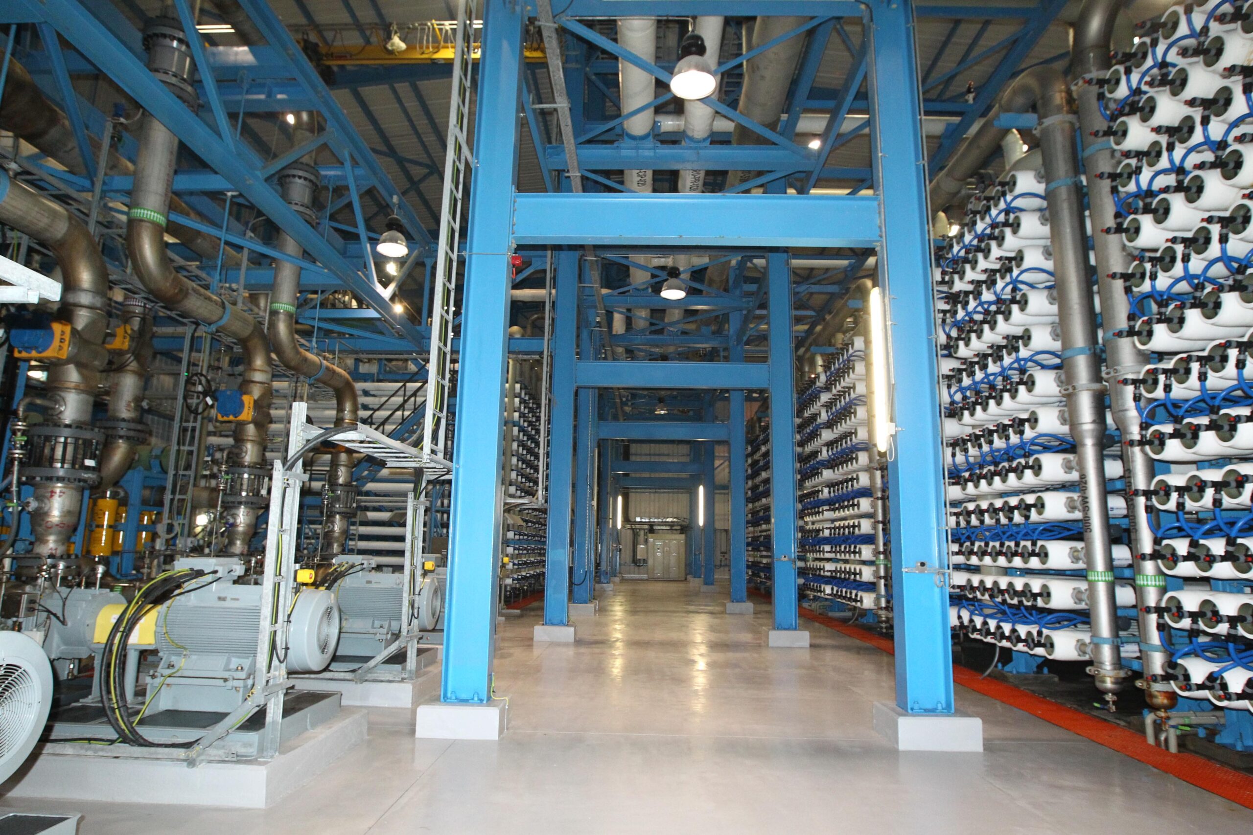 Daily Reprocessing of Desalinated Water Due to Pipeline Shortages