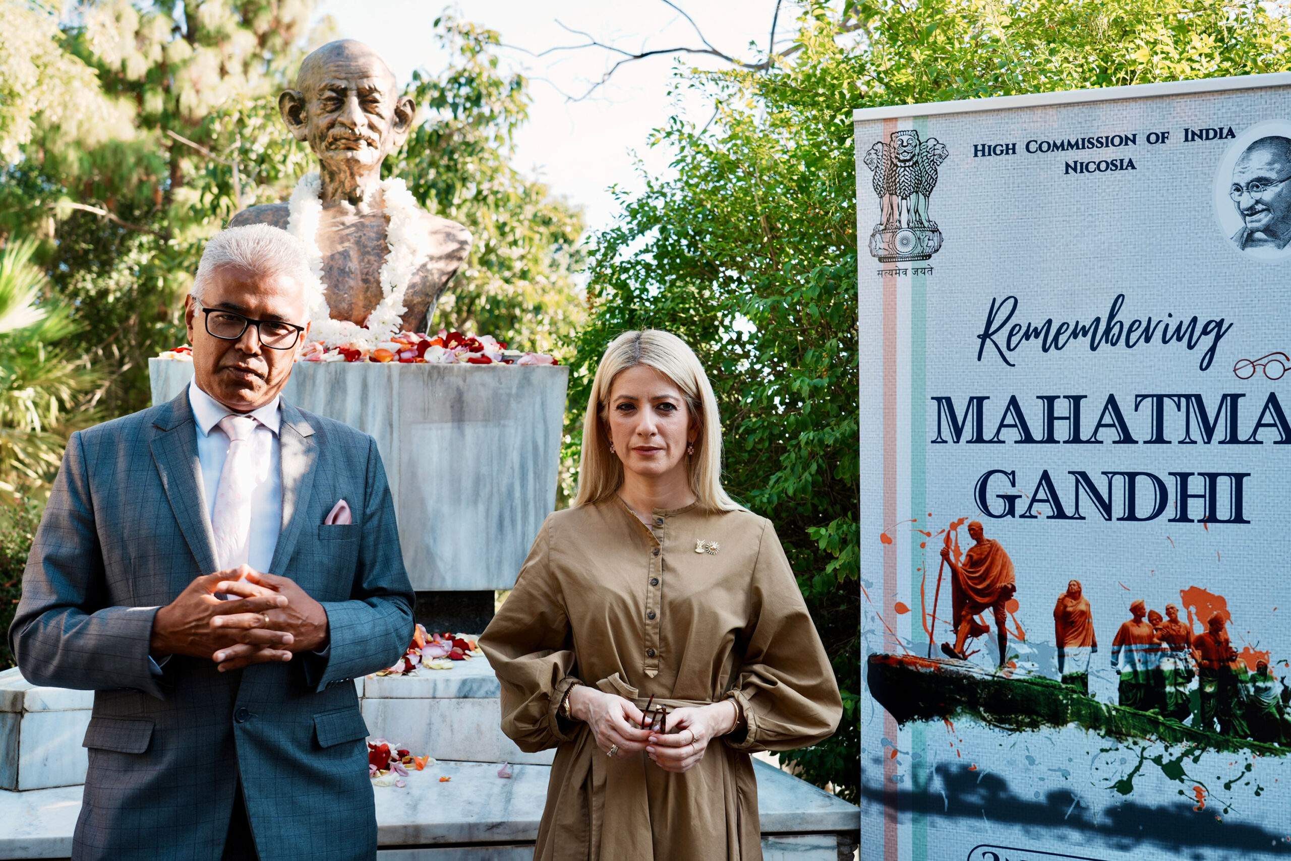 Gandhi s: Gandhi's Teachings Inspire Cyprus Leaders at Commemorative Ceremony