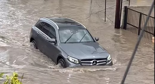 Limassol Roads Experience Flooding Following Heavy Rainfall