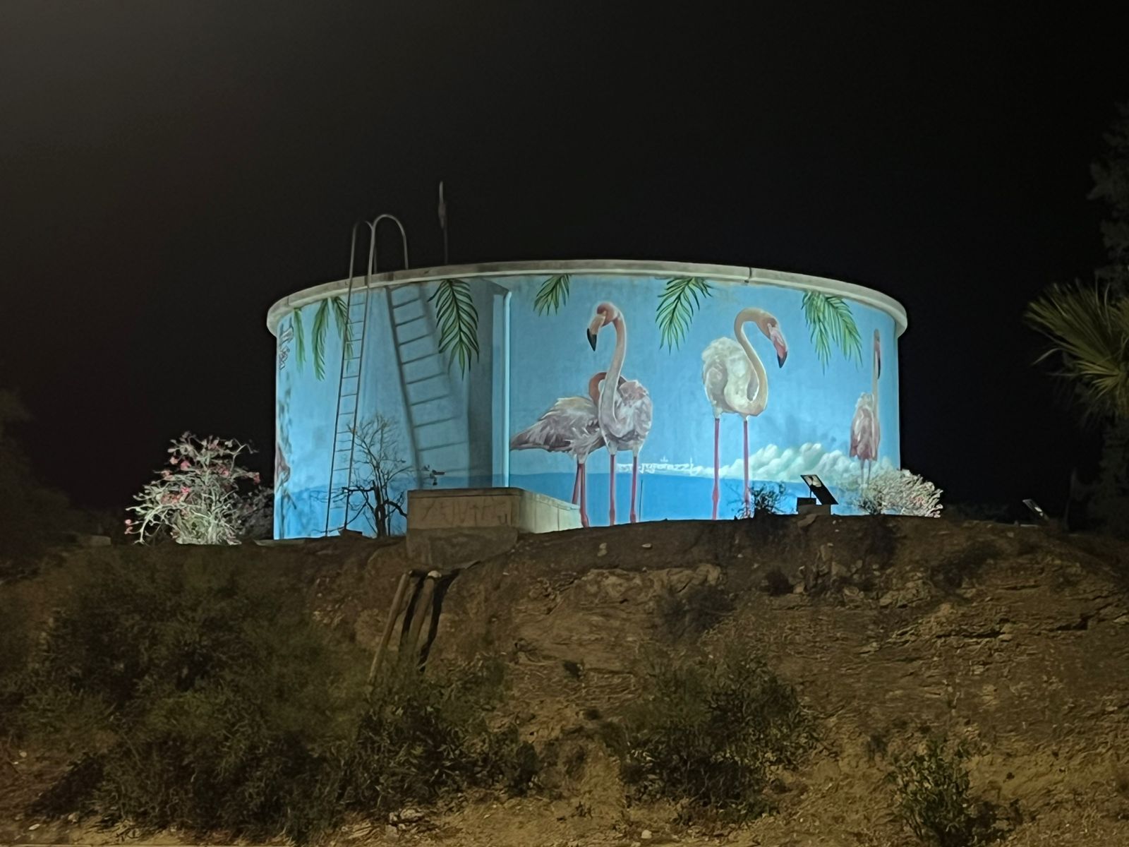 Larnaca Welcomes New Landmark Featuring Flamingo Mural