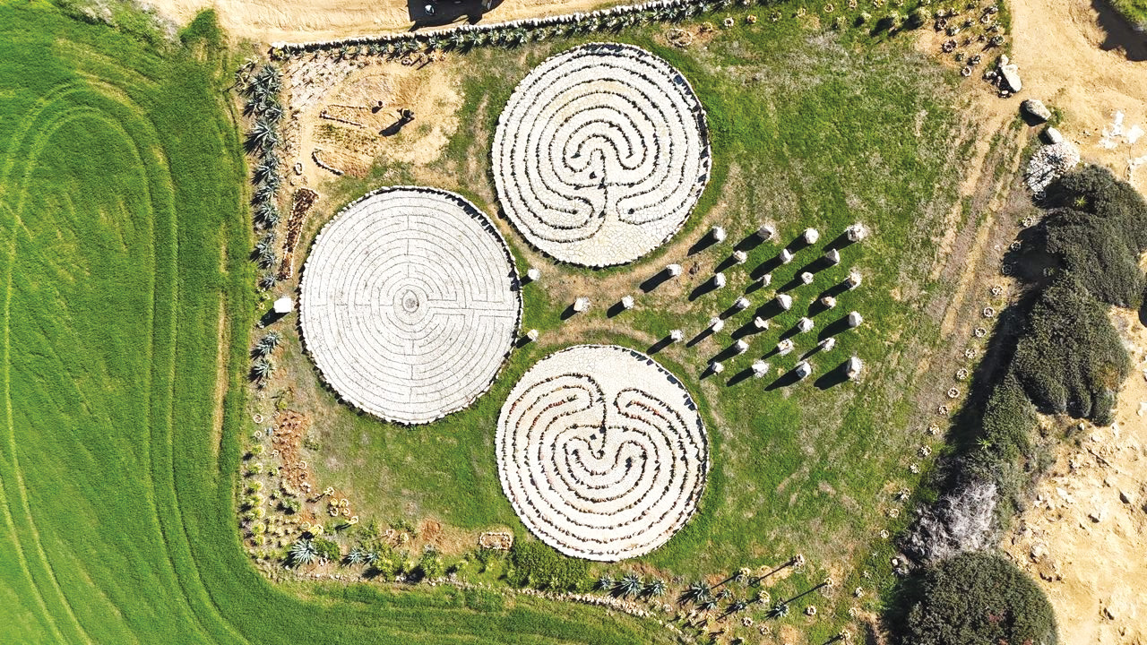 Concentric Rings of Stones: Noospheric Resonator Near Limassol Beach