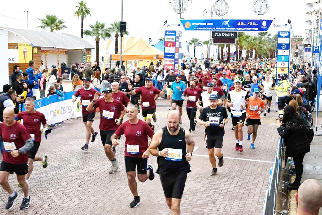 Larnaca Marathon Welcomes 13,000 Runners for Annual Race