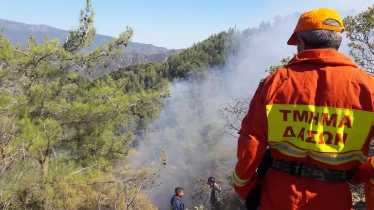 Paphos fires — Paphos fires: Firefighters Control Two Blazes Near Paphos Villages