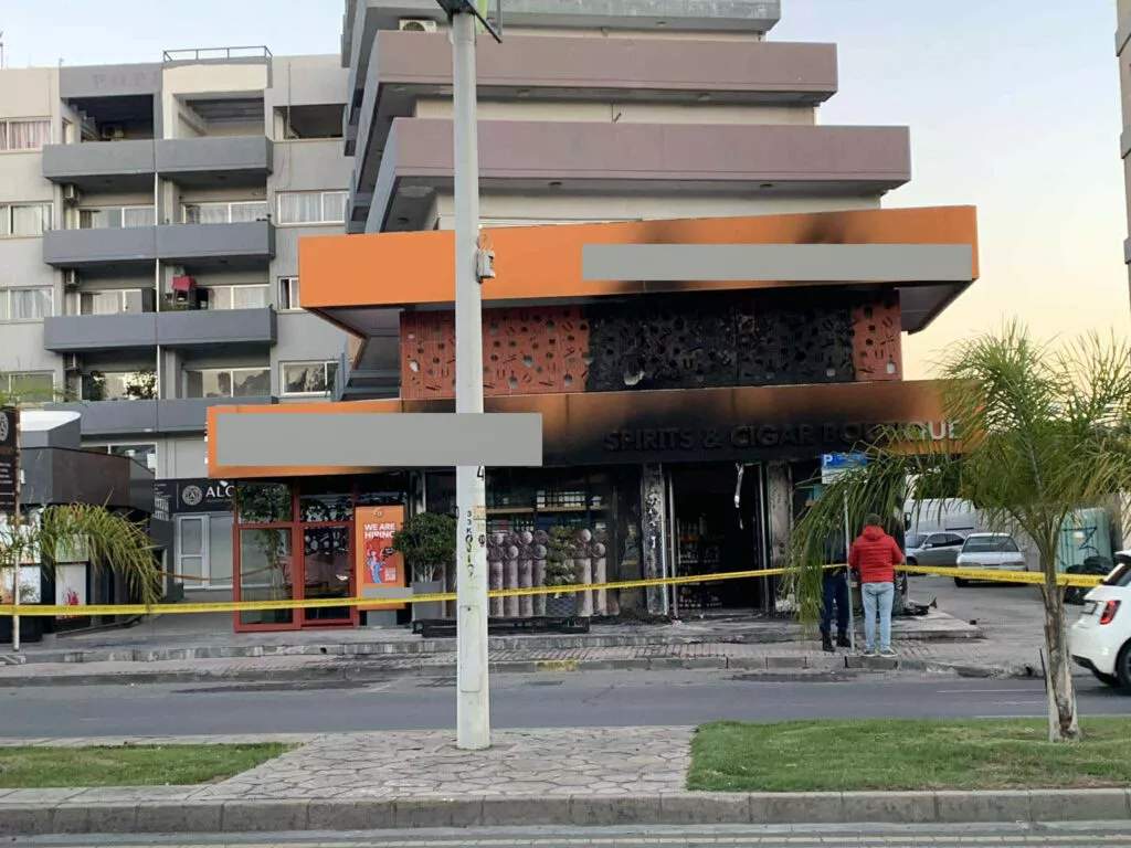 Arson attack — Targeted Arson Attack on Limassol Wine Shop Linked to Stavros Demosthenous