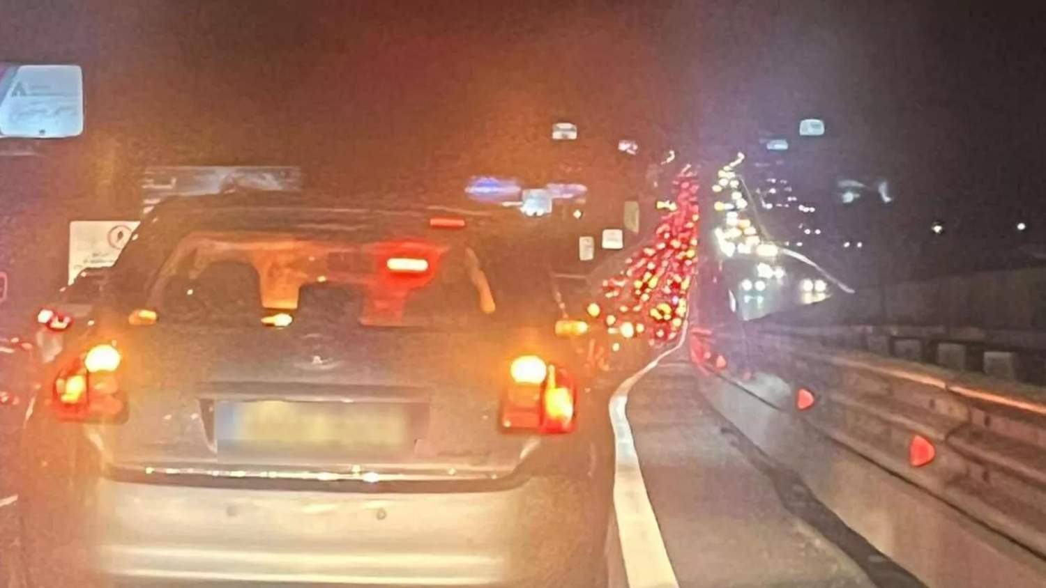 Motorway Crash Near Pera Chorio Causes Heavy Traffic Disruption