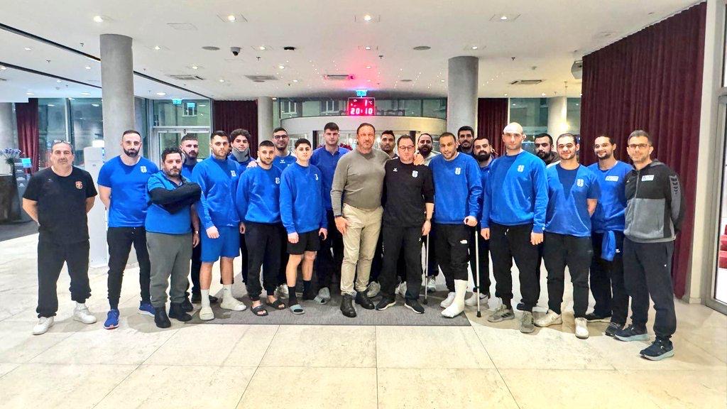 Handball team — Cyprus’ Honorary Consul Visits Handball Team After Bus Crash in Estonia